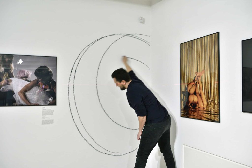 Photo from the Dance, Resistance, (Un)Working exhibition opening in Ljubljana